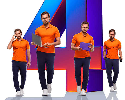 Великолепная четверка Ростелеком в деревня Козиновка (Орловская область)